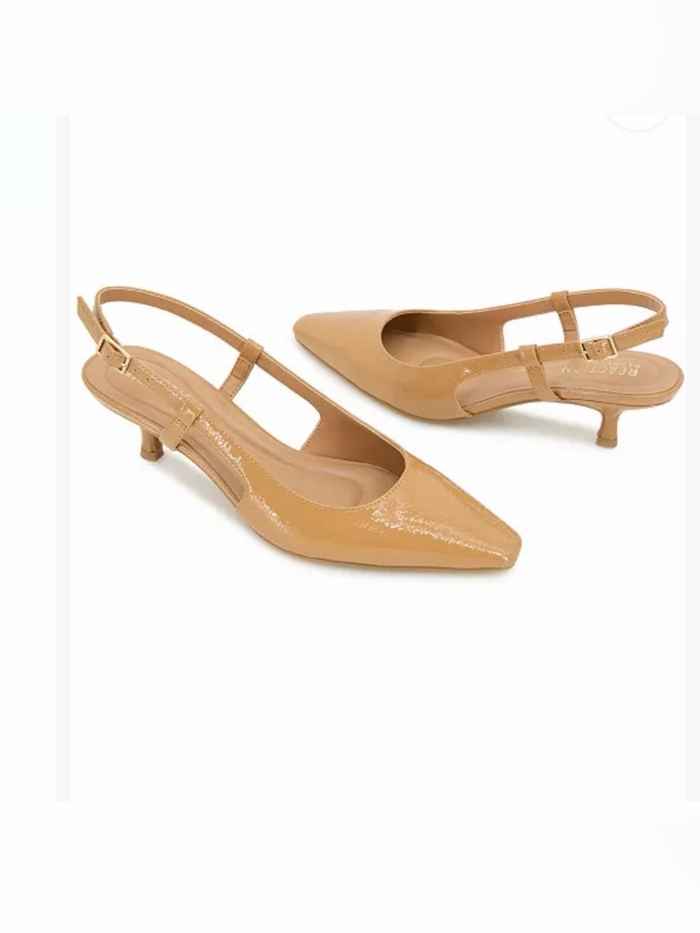 NEW Kenneth cole reaction maggie Pointed Toe Slingback Kitten Heel pump size 5.5